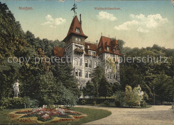 Meissen Elbe Sachsen Waldschloesschen