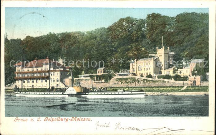 Meissen Elbe Sachsen Geipelburg