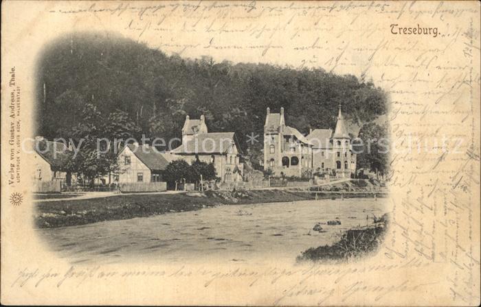 Treseburg Harz Kirche Ortsansicht