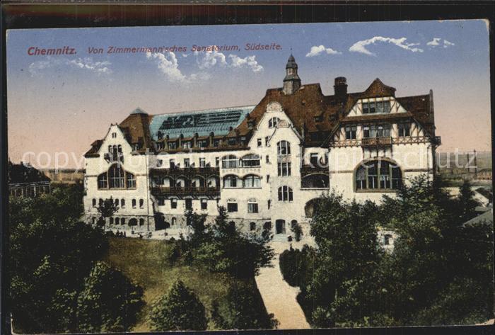 CHEMNITZ Sachsen Zimmermannsches Sanatorium
