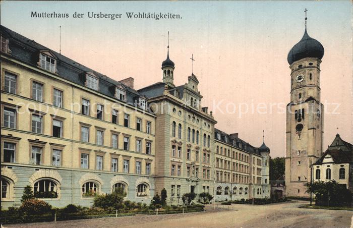 Ursberg Mutterhaus Ursberger Wohltaetigkeiten