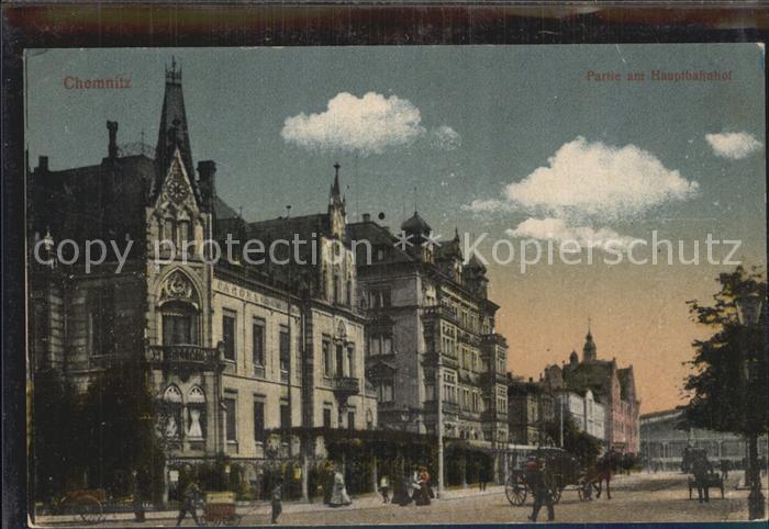 CHEMNITZ Sachsen Partie am Hauptbahnhof