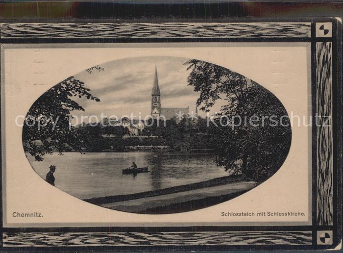 CHEMNITZ Sachsen Schlossteich Schlosskirche
