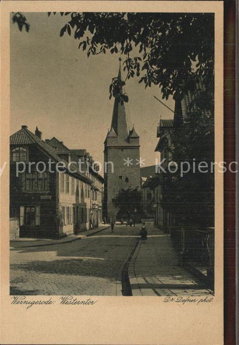 Wernigerode Harz Westerntor