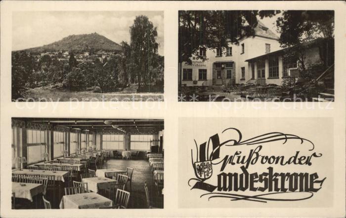 Goerlitz Sachsen Landeskrone Berghotel Grosse Veranda