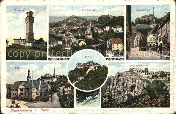 Blankenburg Harz Ziegenkopf Traenkestrasse Burg Regenstein Schloss