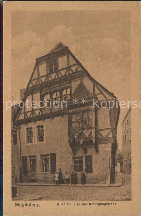MAGDEBURG  CITY Altes Haus Kreuzgangstrasse