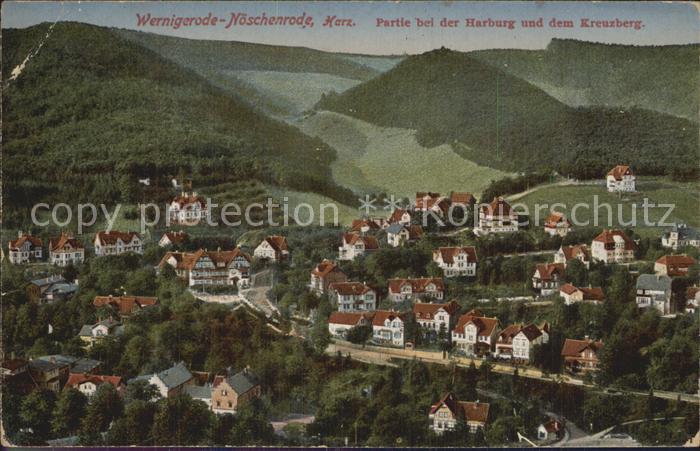 Wernigerode-Noeschenrode Partie bei Harburg und Kreuzberg