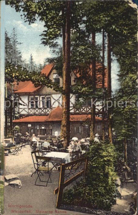 Wernigerode Harz Wasserfall Steinerne Renne