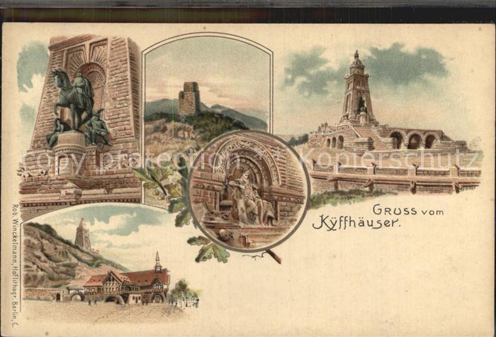 Kyffhaeuser Reiterstandbild Denkmal Barbarossa Wirtschaft