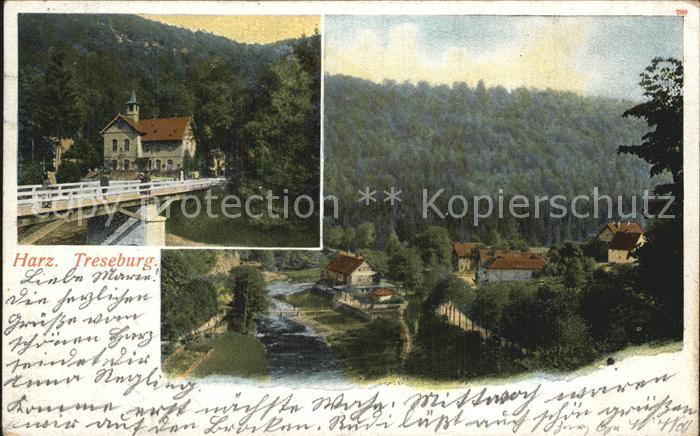 Treseburg Harz Ortsansicht Kirche