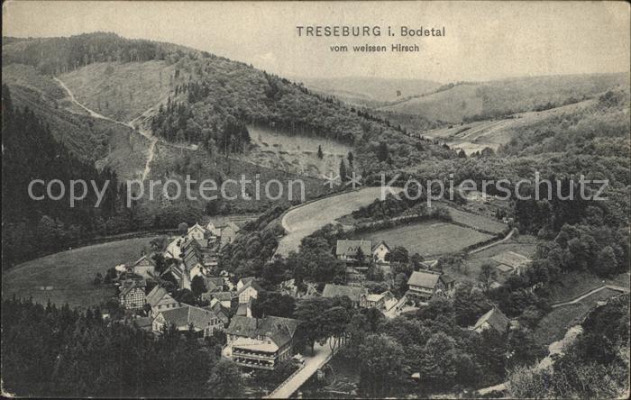 Treseburg Harz Bodetal Blick vom weissen Hirsch