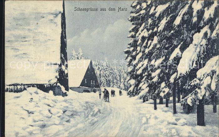 Harz Schneegruesse Winterlandschaft