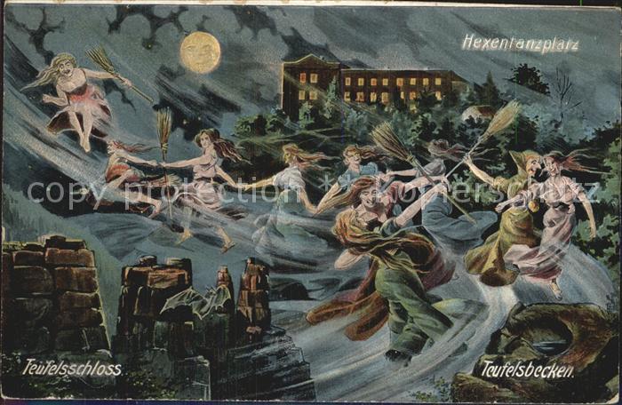 Thale Harz Hexentanzplatz Teufelsbecken Teufelsschloss Die Sage