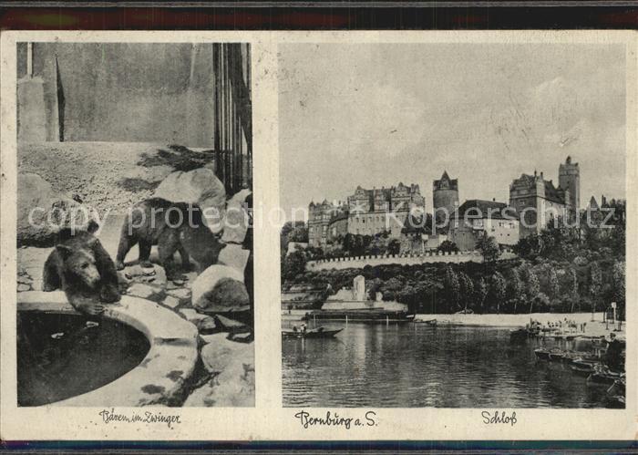 Bernburg Saale Schloss Baeren im Zwinger