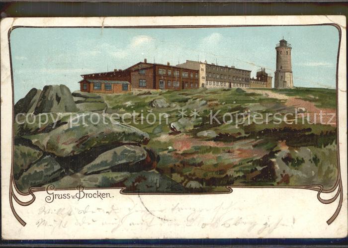 Brocken Harz Brockenhaus Teufelskanzel