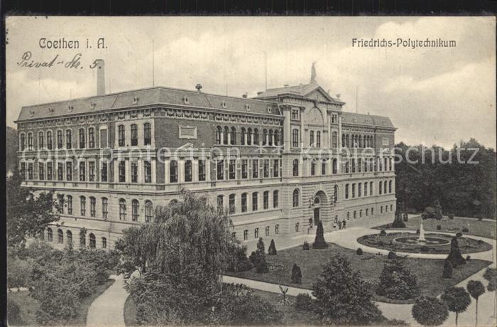 Koethen Anhalt Friedrichs Polytechnikum