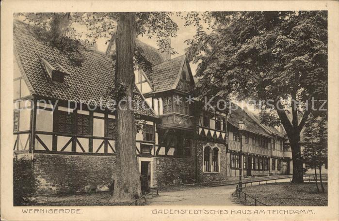 Wernigerode Harz Gadenstedtsches Haus am Teichdamm