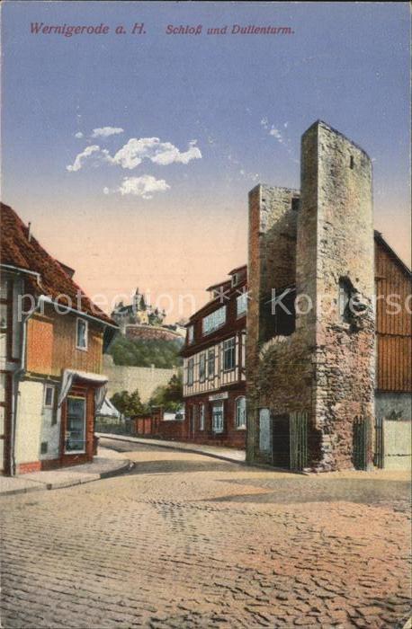 Wernigerode Harz Schloss Dullenturm