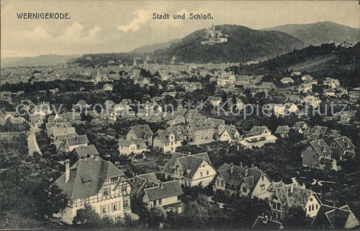 Wernigerode Harz Stadt Schloss