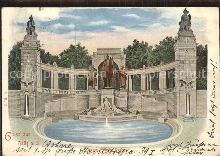 Halle Saale Kaiser Wilhelm Denkmal