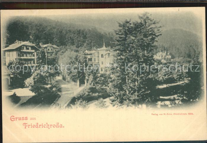 Friedrichroda Panorama Schloss