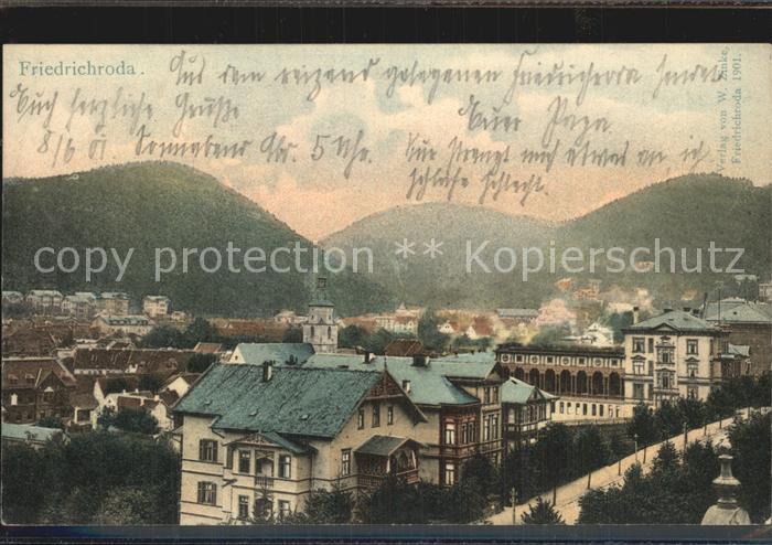Friedrichroda Ortsansicht