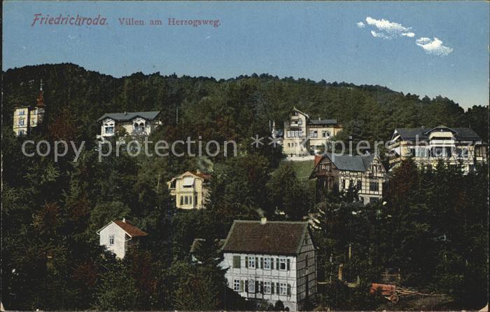 Friedrichroda Villen vom Herzogsweg
