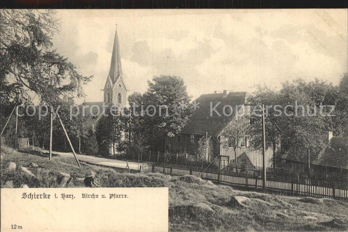 Schierke Harz Kirche und Pfarre