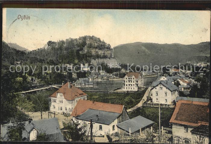 Oybin Sachsen Ortsansicht Berg Oybin