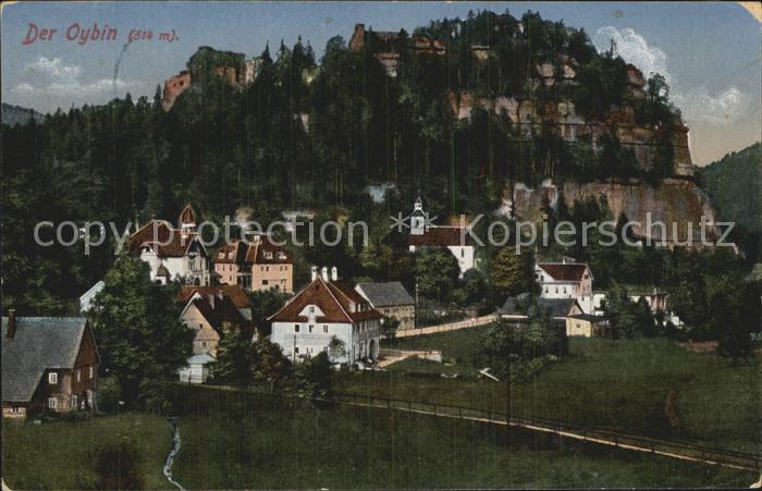 Oybin Sachsen Berg Oybin Ortsansicht