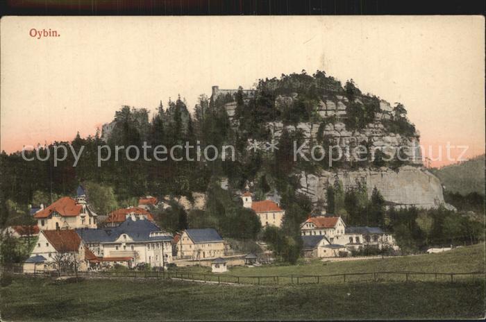 Oybin Sachsen Berg OybinOrtsansicht