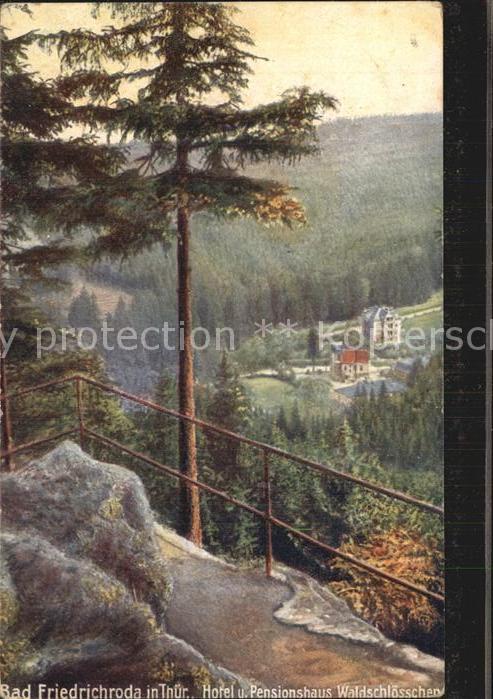 Friedrichroda Bad Hotel Pensionshaus Waldschloesschen