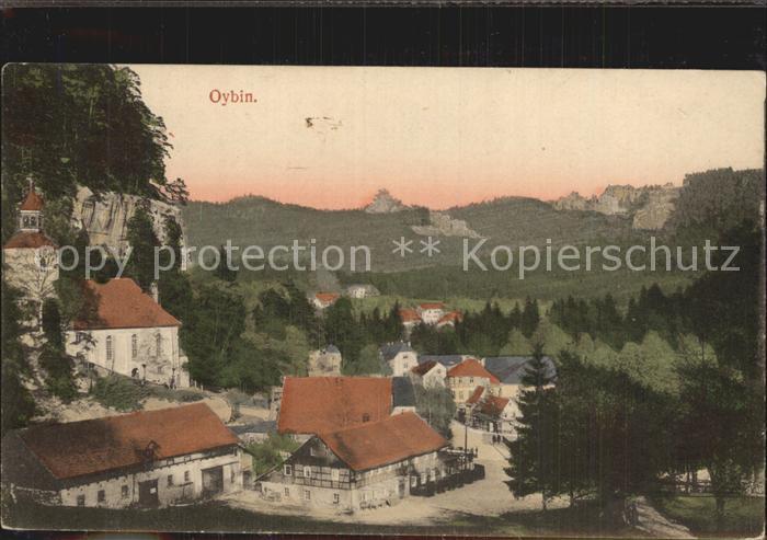 Oybin Sachsen Ortsansicht