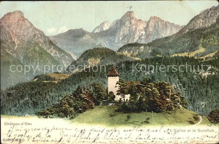 Helvetia Schweiz Chateau d_Oex
