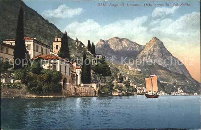 Oria Valsolda Blick gegen Val Solda