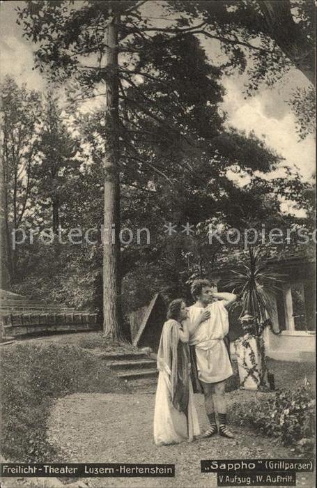 Hertenstein LU Freilicht Theater Sappho Grillparzer