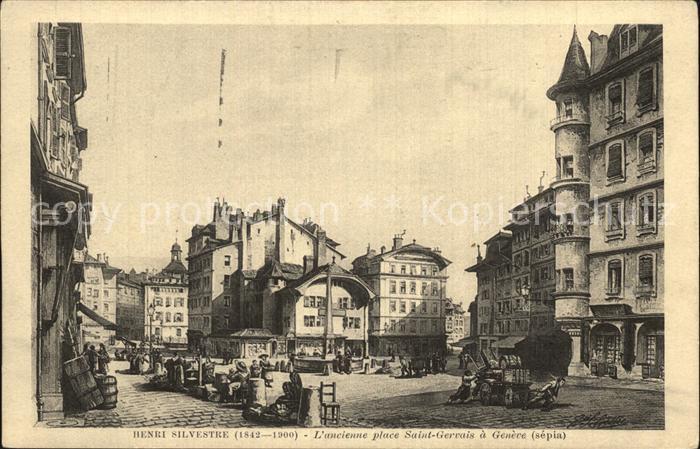 Genf GE Henri Silvestre place Saint Gervais