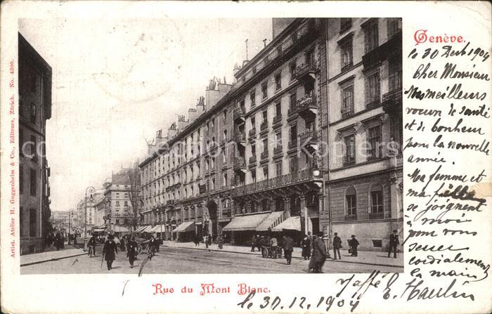 Geneve GE Rue de Mont Blanc