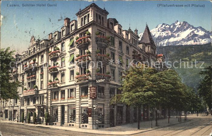 Luzern LU Hotel Schiller Garni Pilatusstra?e Pilatus