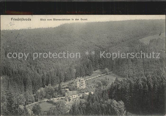 Friedrichsroda Bismarckfelsen Grund