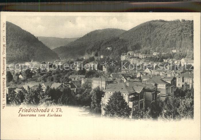 Friedrichsroda Panorama Kurhaus