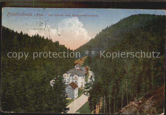 Friedrichroda Grund Klinkensteinfelsen