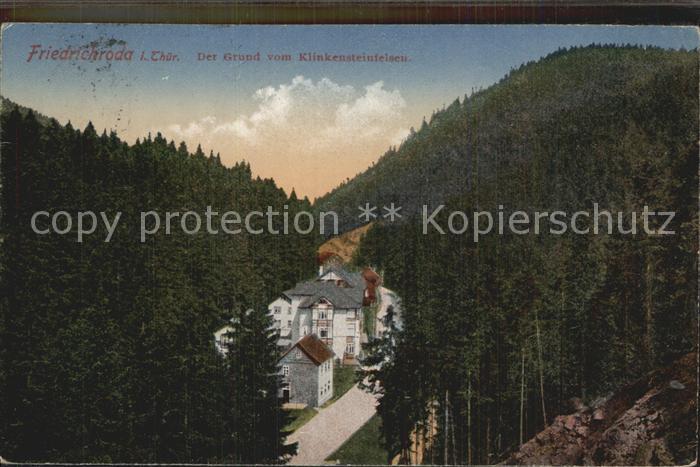 Friedrichsroda Grund Klinkensteinfelsen