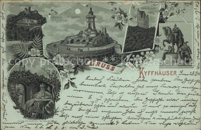 Kyffhaeuser Kaiser Wilhelm Denkmal Reiterstandbild Barbarossa