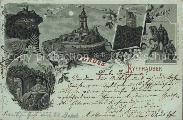 Kyffhaeuser Barbarossa Kaiser Wilhelm Denkmal Reiterstandbild