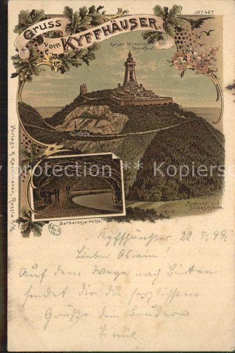 Kyffhaeuser Barbarossa Hoehle Kaiser Wilhelm Denkmal