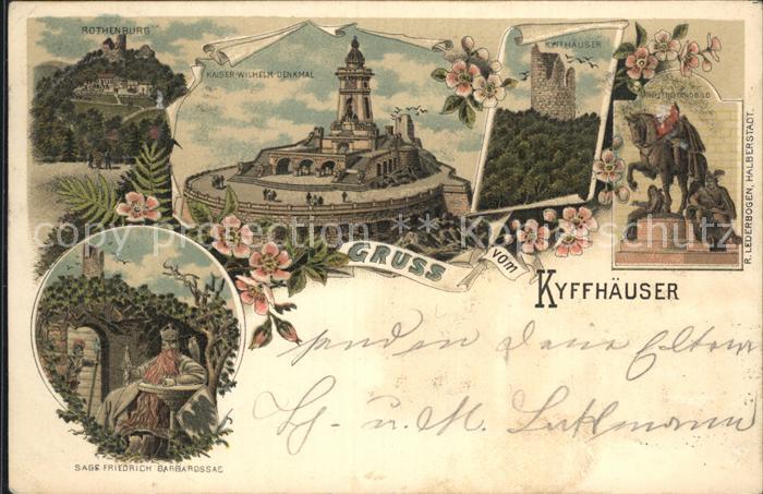 Kyffhaeuser Kaiser Wilhelm Denkmal Barbarossa Rothenburg