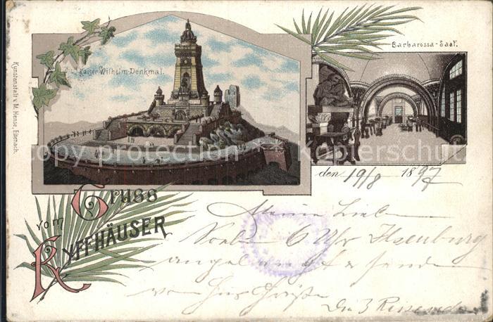 Kyffhaeuser Kaiser Wilhelm Denkmal Barbarossa Saal