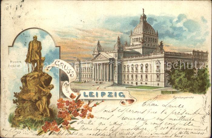 LEIPZIG Sachsen Bismark Denkmal Reichsgericht